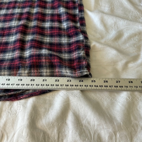 Blue Harbor Men's Red Plaid Cotton Flannel Button Up Shirt Long Sleeves Size XXL - Picture 13 of 14